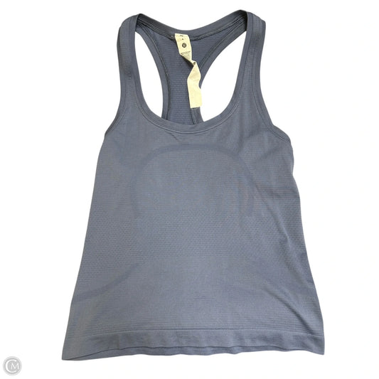 Athletic Tank Top By Lululemon In Blue, Size: 4