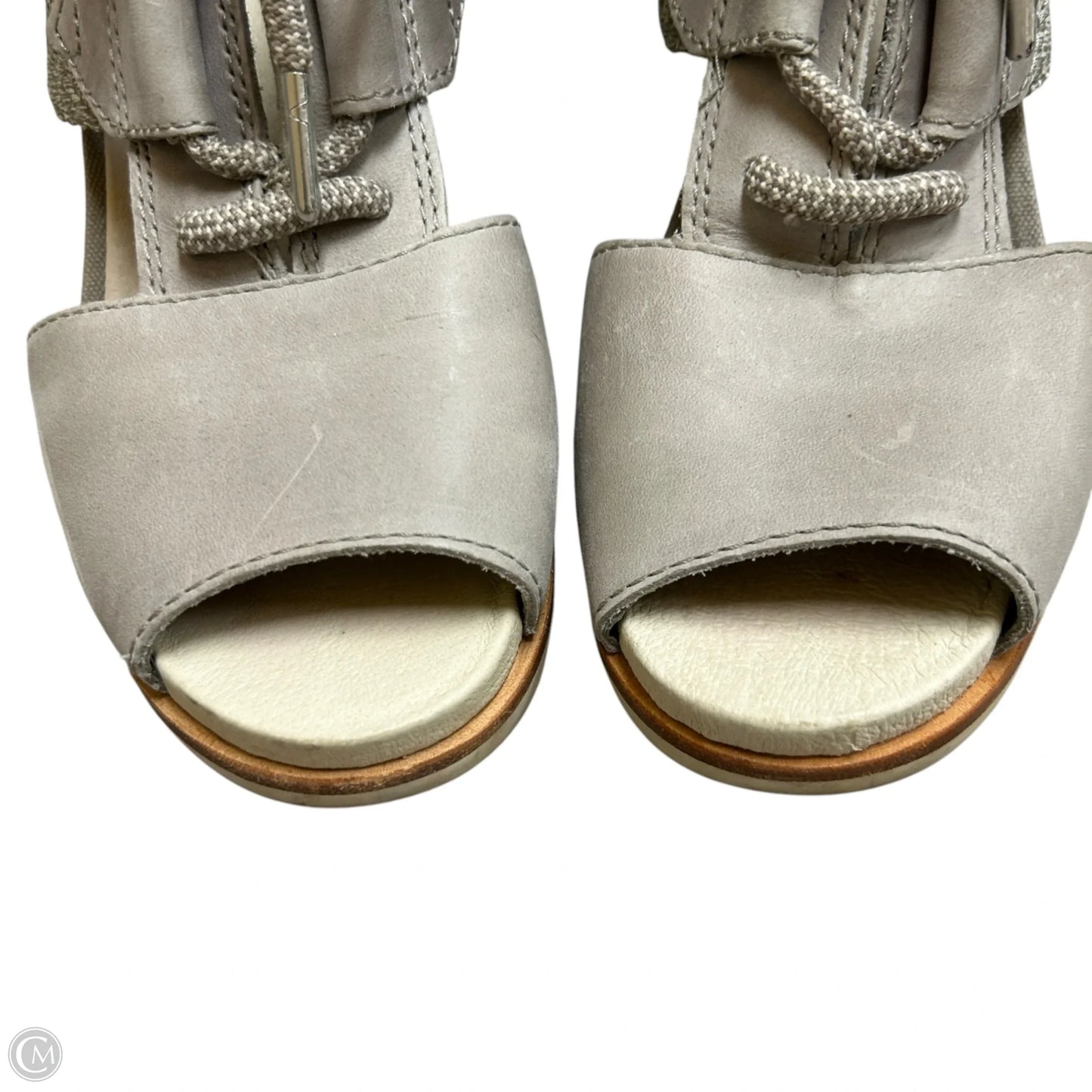 Sandals Heels Wedge By Sorel In Grey, Size: 9