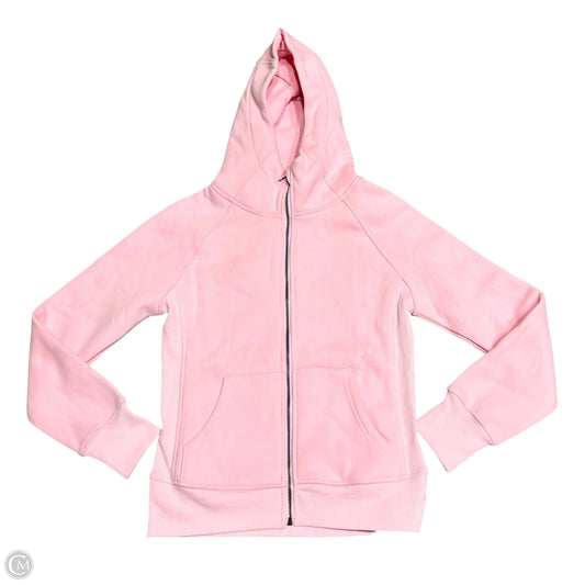 Sweatshirt Hoodie By Pink Lily In Pink, Size: L