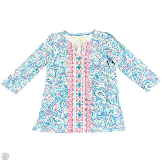 Dress Designer By Lilly Pulitzer In Blue & Pink, Size: M