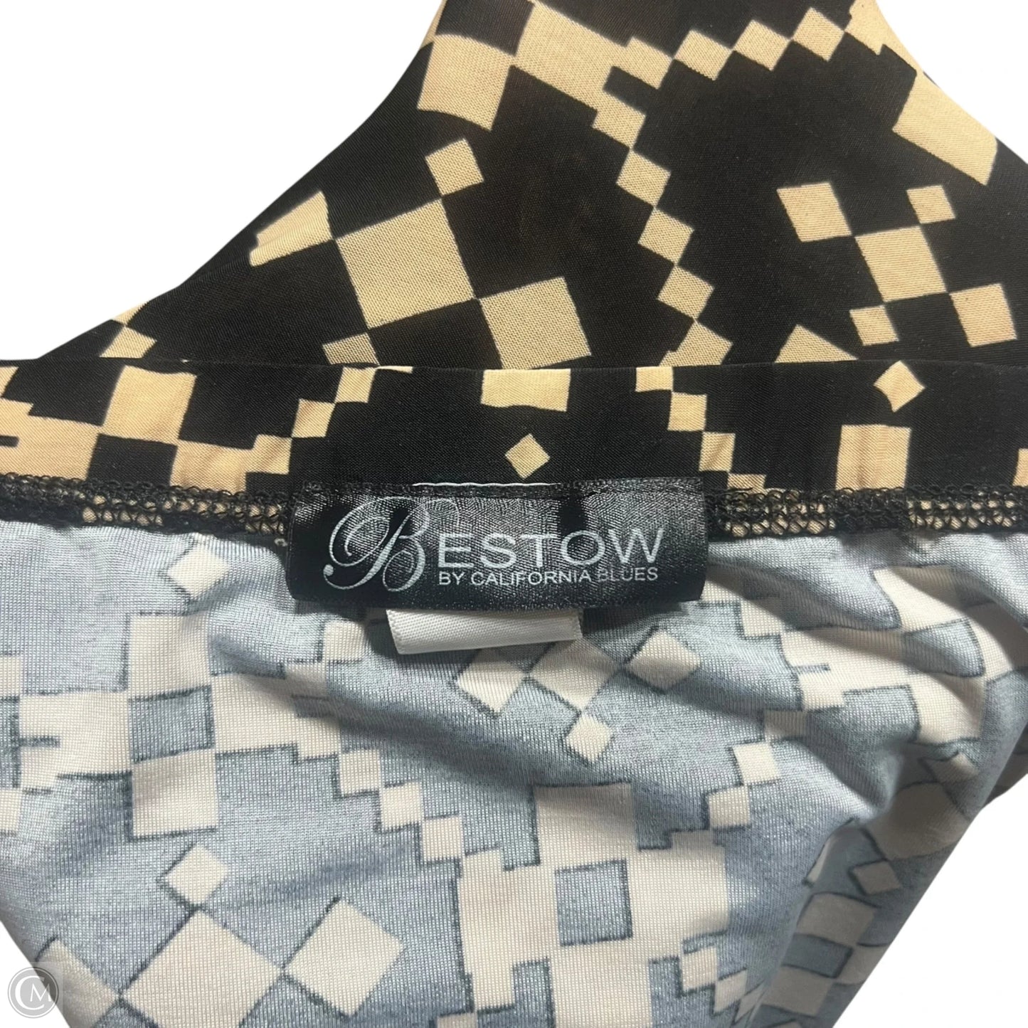 Skirt Maxi By Bestow In Black & Cream, Size: Xl