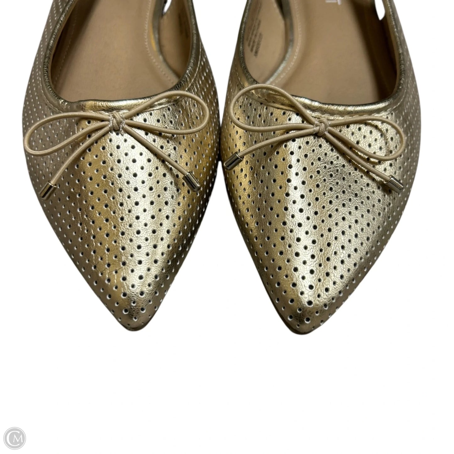 Shoes Flats By Esprit In Gold, Size: 7.5