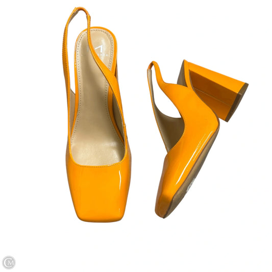 Shoes Heels Block By Marc Fisher In Orange, Size: 7.5