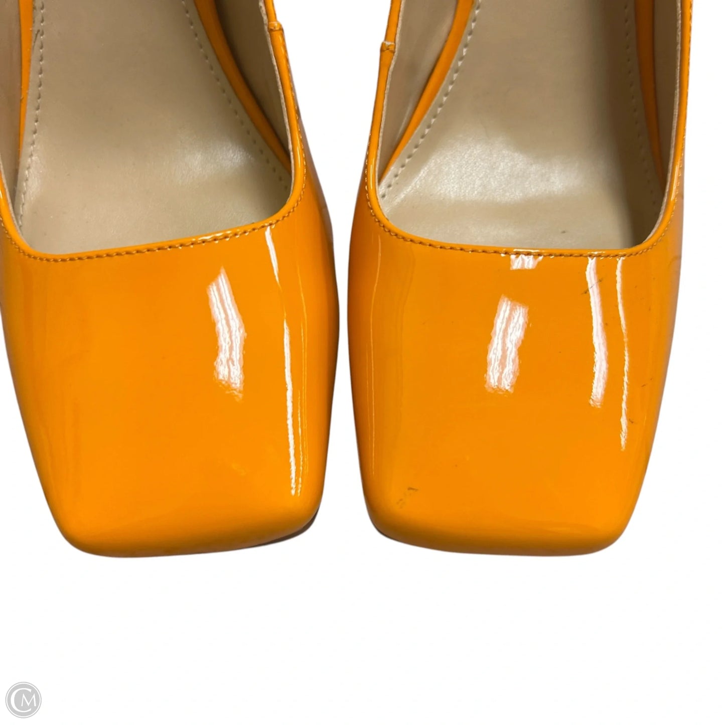 Shoes Heels Block By Marc Fisher In Orange, Size: 7.5