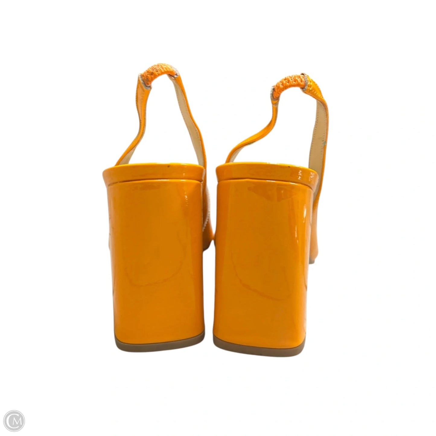 Shoes Heels Block By Marc Fisher In Orange, Size: 7.5