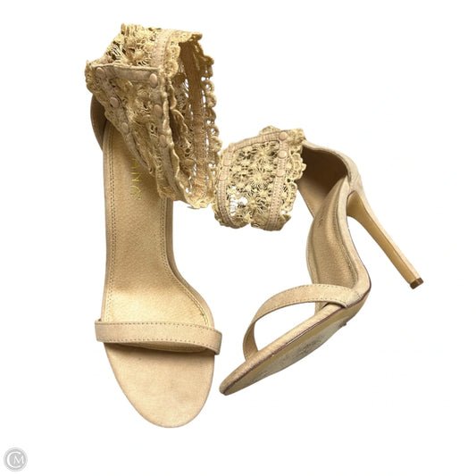 Shoes Heels Stiletto By Liliana In Beige, Size: 8.5