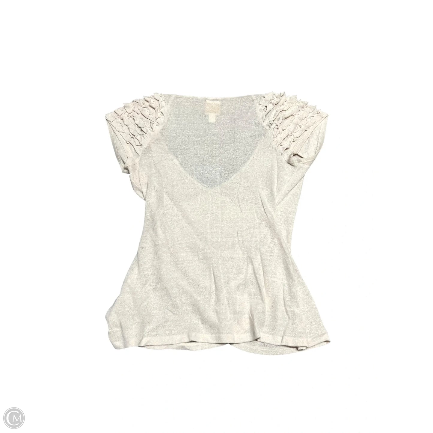 Top Short Sleeve By Ric Rac In Cream, Size: S