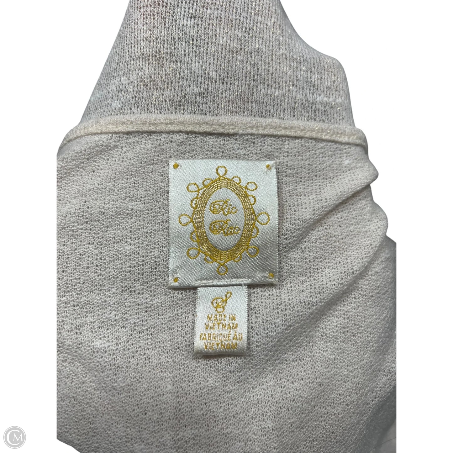 Top Short Sleeve By Ric Rac In Cream, Size: S
