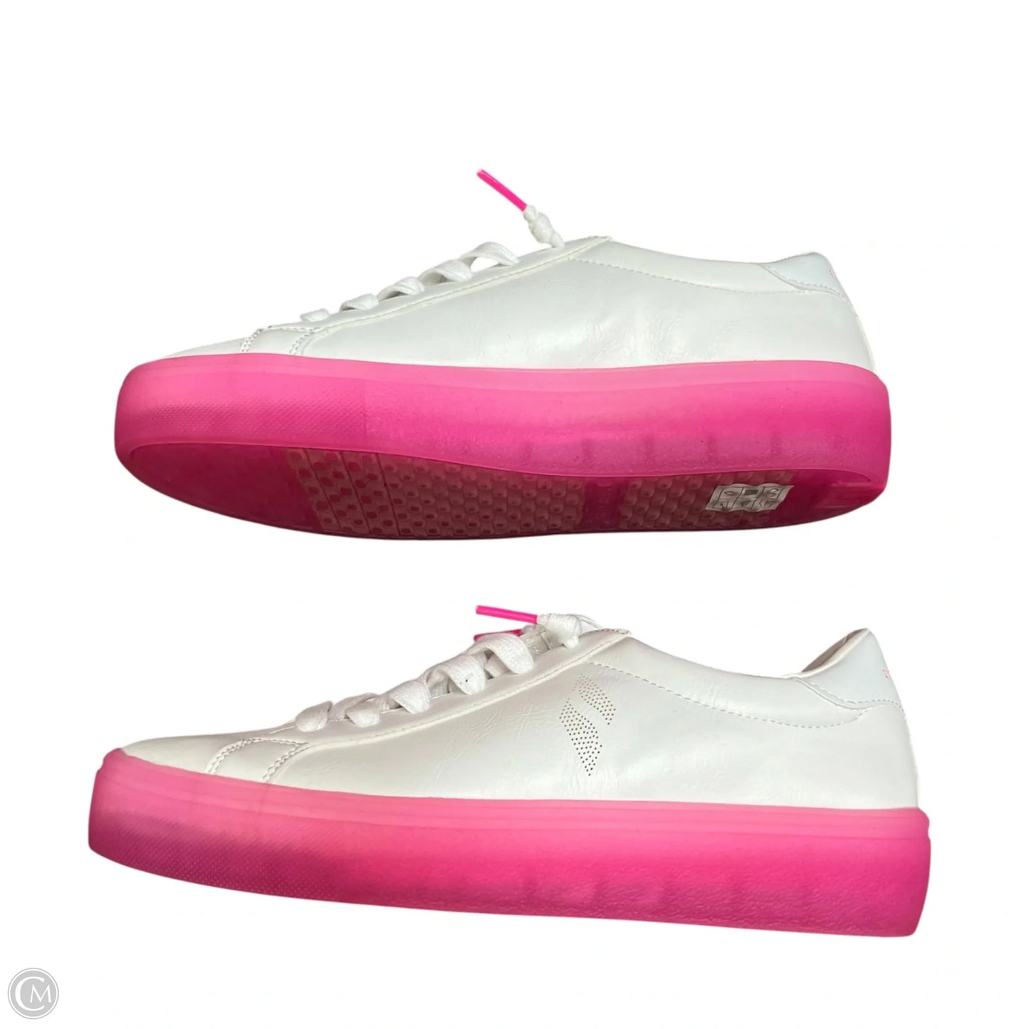 Shoes Sneakers By Skechers In Pink & White, Size: 7.5