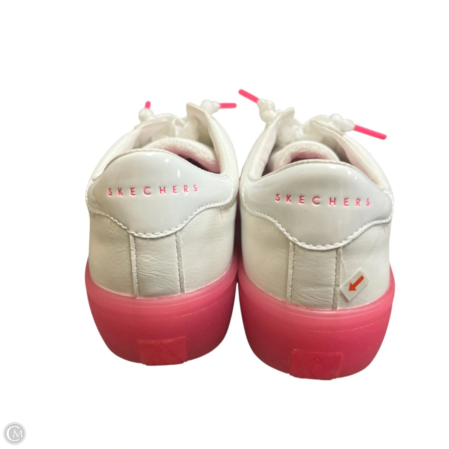 Shoes Sneakers By Skechers In Pink & White, Size: 7.5