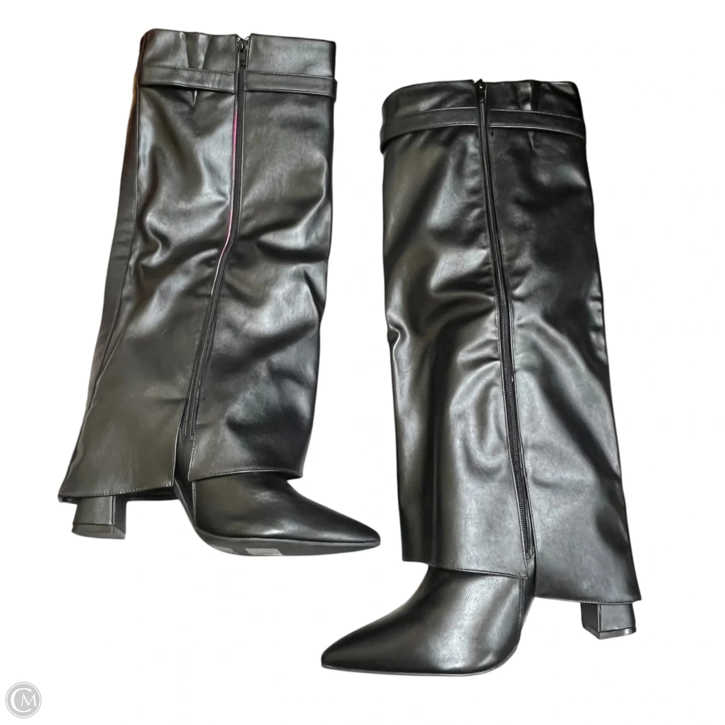 Boots Knee Heels By Anne Michelle In Black, Size: 10