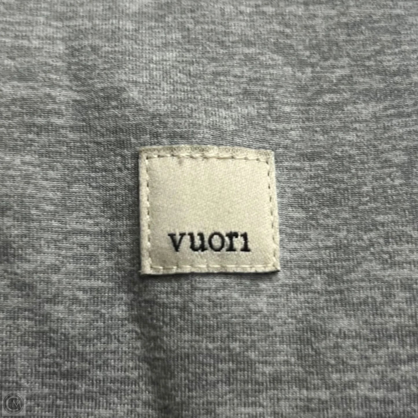 Athletic Leggings By Vuori In Grey & White, Size: M