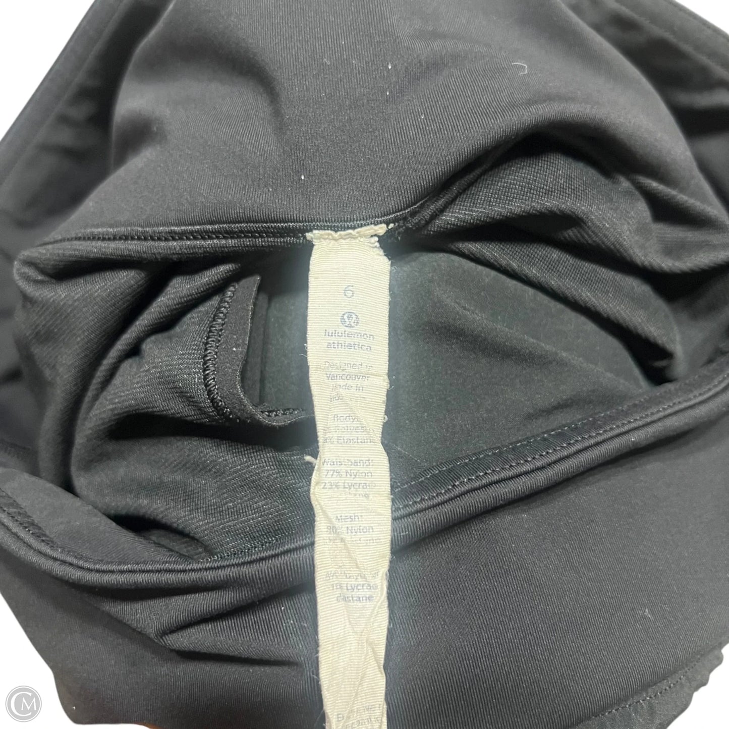 Athletic Shorts By Lululemon In Black, Size: 6