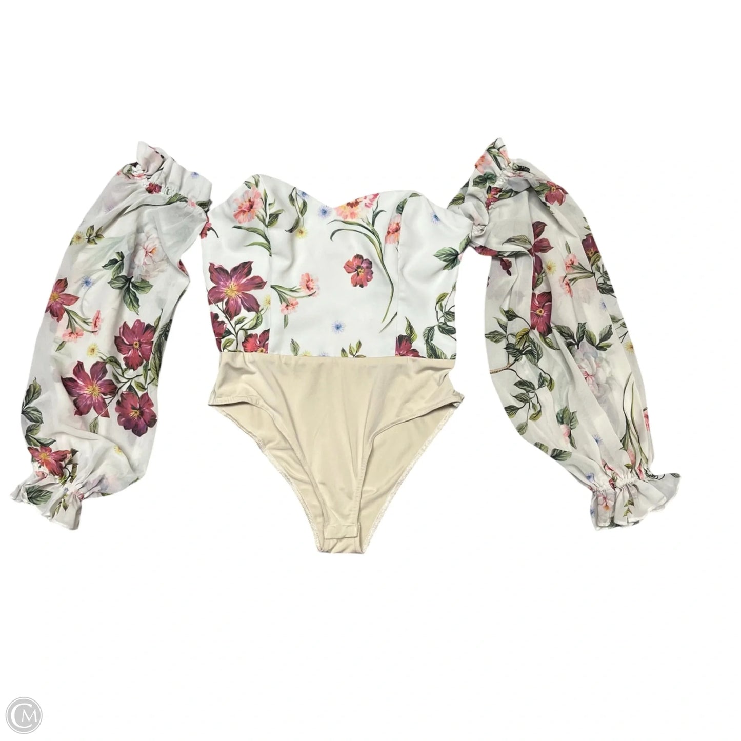 Bodysuit By Rnwy In Beige, Size: M