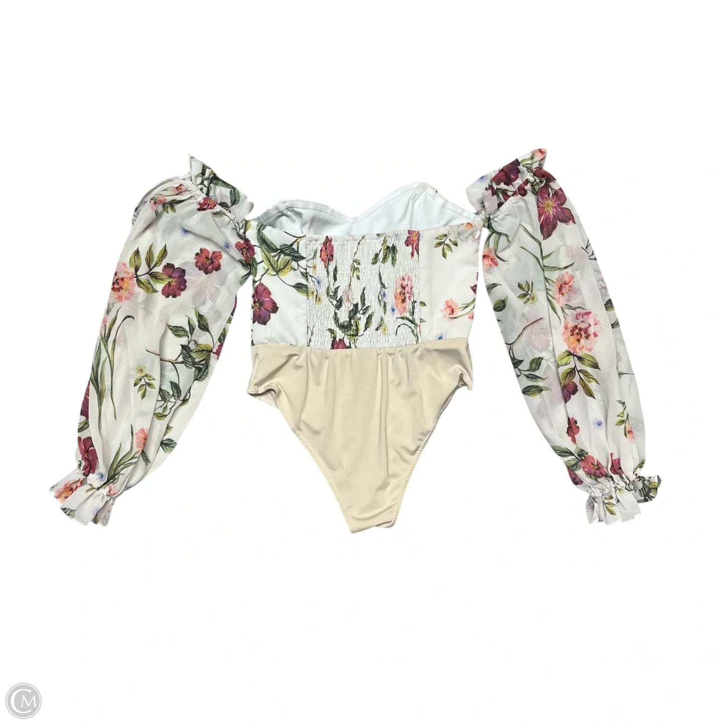 Bodysuit By Rnwy In Beige, Size: M