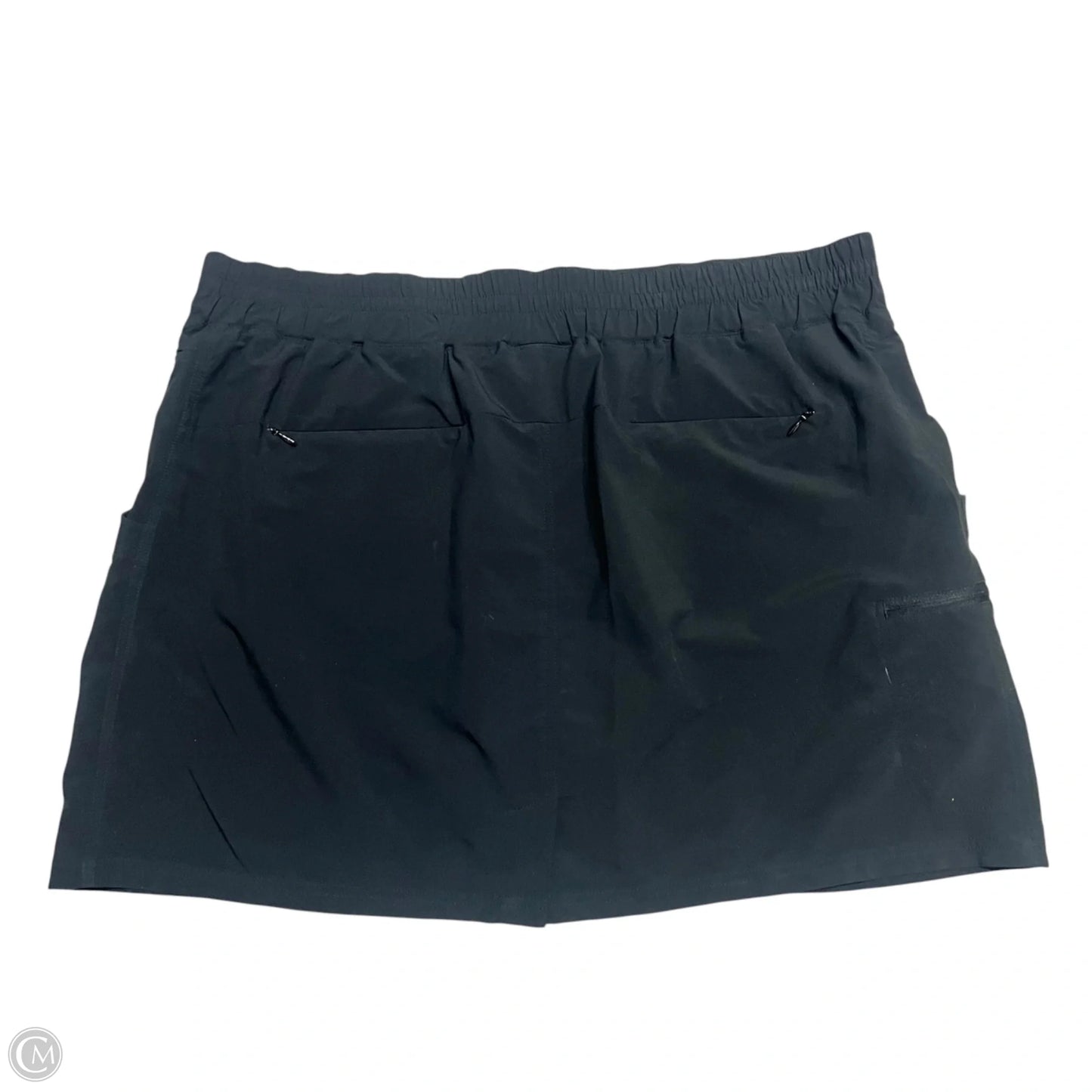 Athletic Skirt By Coolibar In Black, Size: Xl