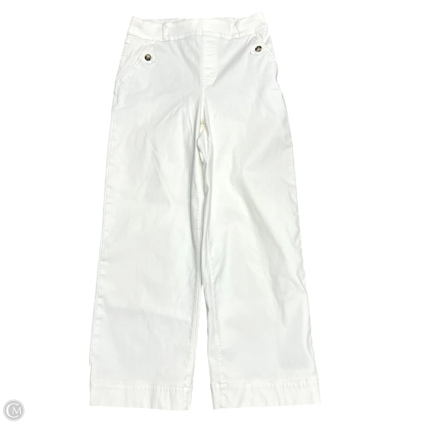 Jeans Boyfriend By Spanx In White Denim, Size: S