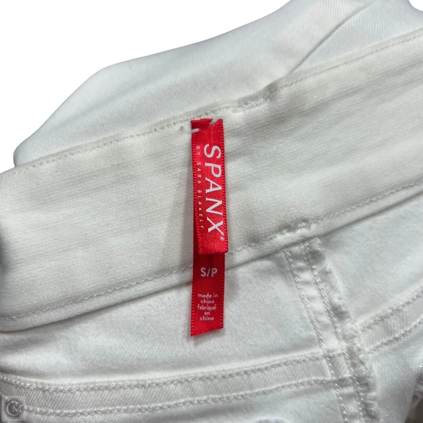 Jeans Boyfriend By Spanx In White Denim, Size: S