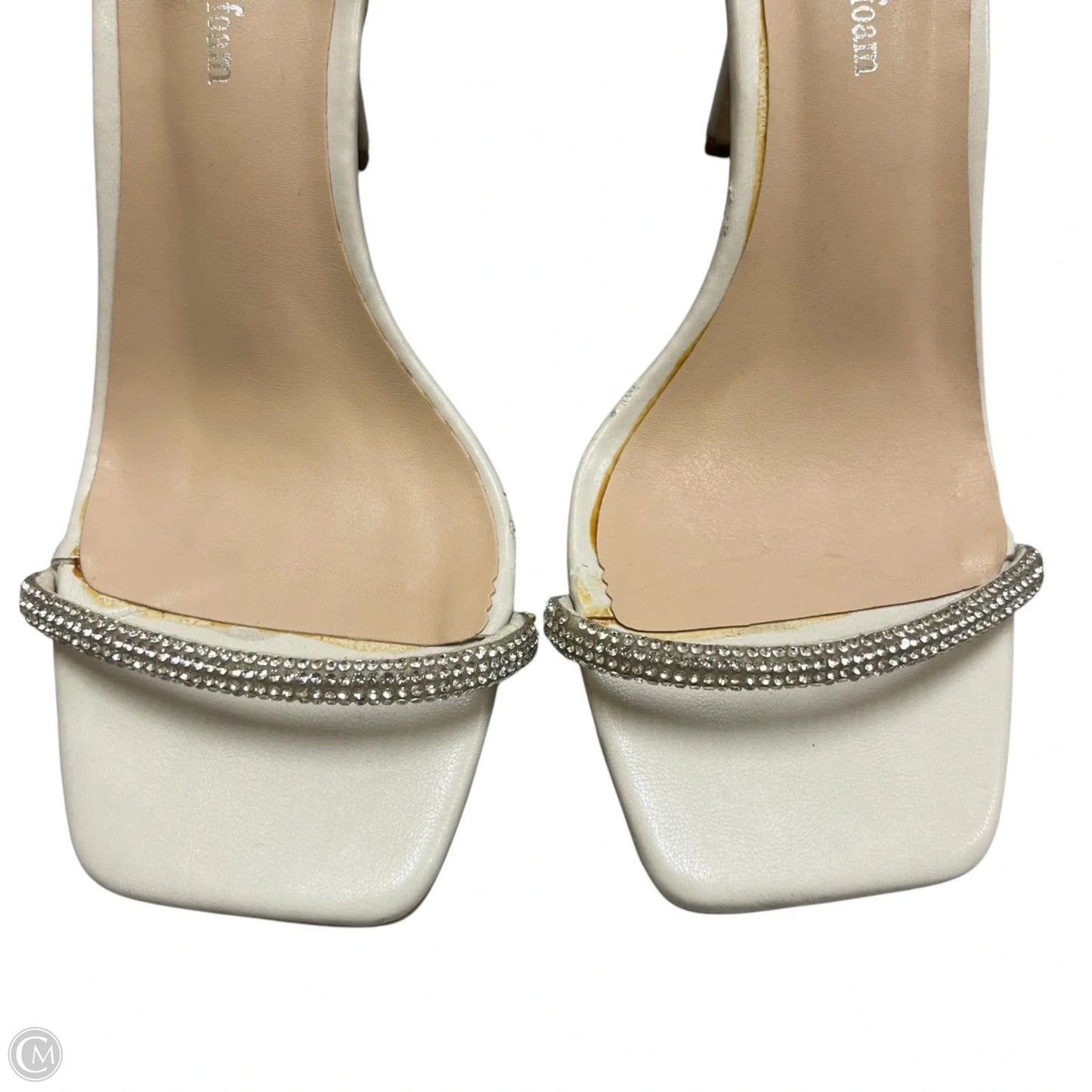 Sandals Heels Stiletto By Tru Comfort Foam In Beige, Size: 6.5