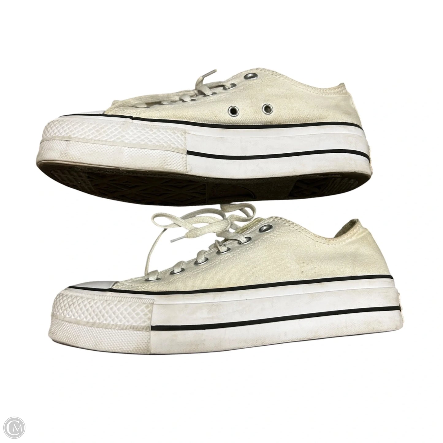 Shoes Sneakers Platform By Converse In Cream, Size: 7