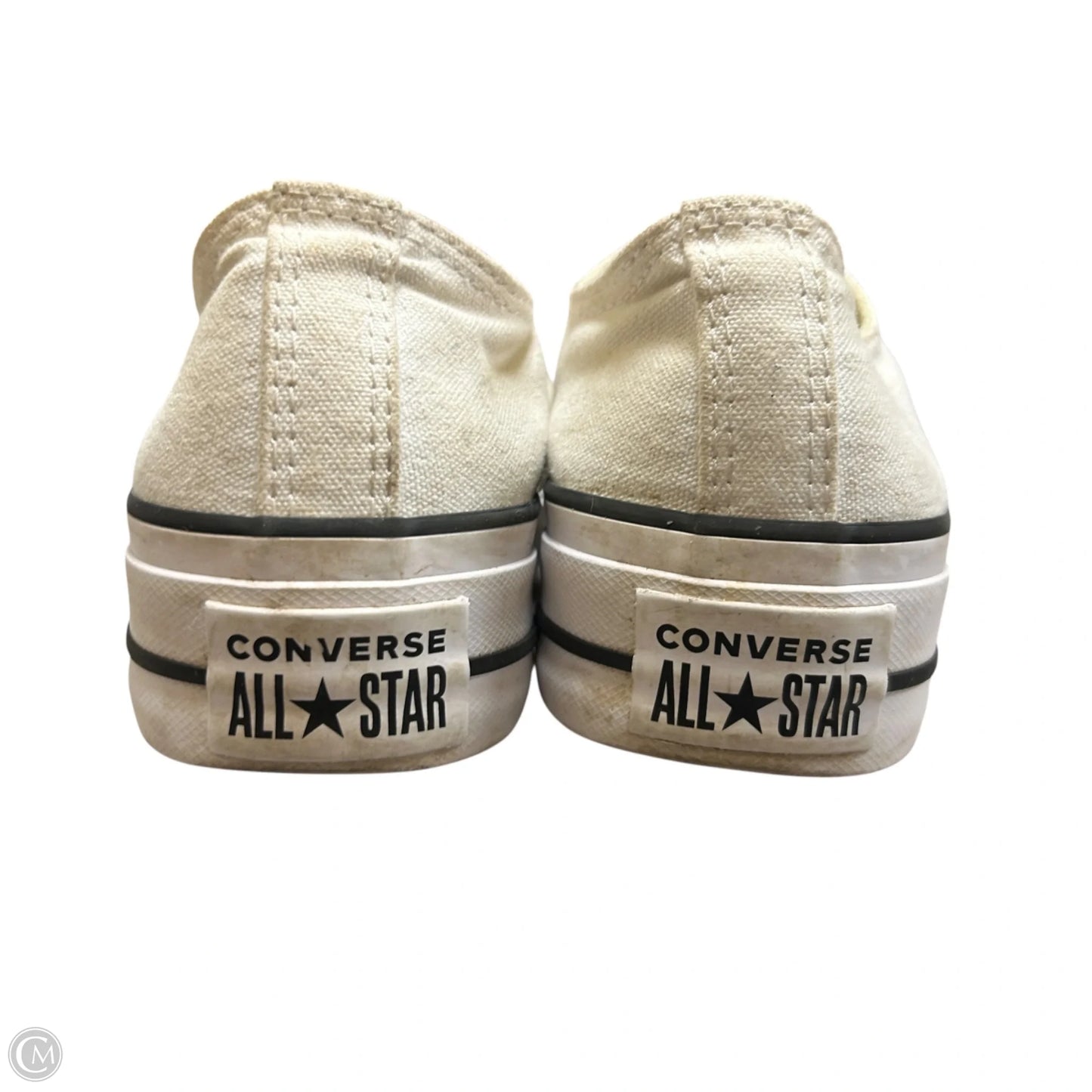 Shoes Sneakers Platform By Converse In Cream, Size: 7