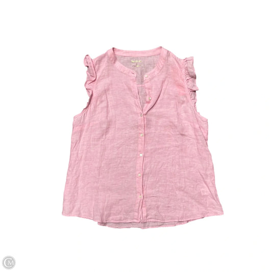 Top Sleeveless Designer By Lilly Pulitzer In Pink, Size: Xl