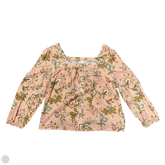 Top Long Sleeve By Spartina In Pink, Size: Xl