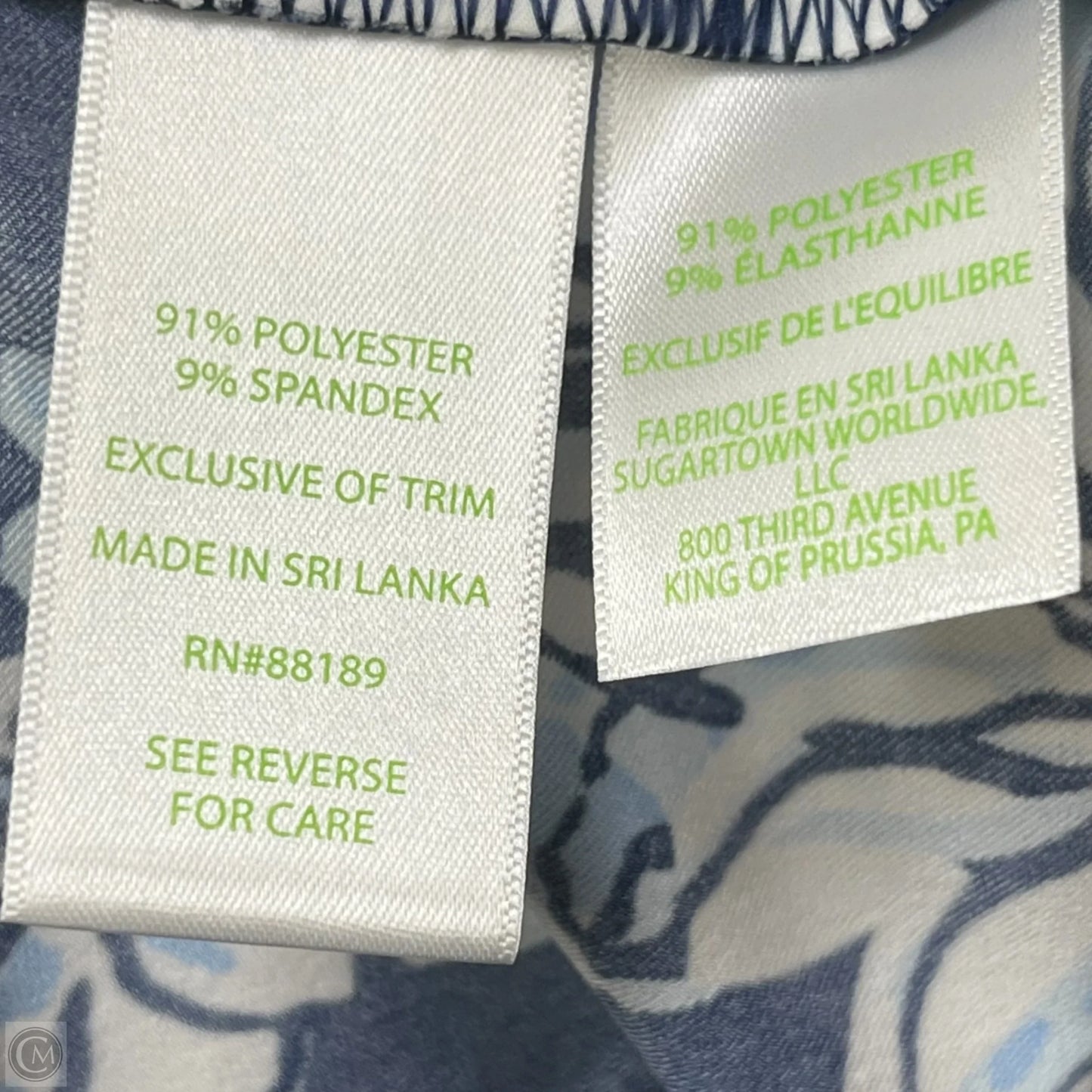 Pants Designer By Lilly Pulitzer In Blue, Size: 16