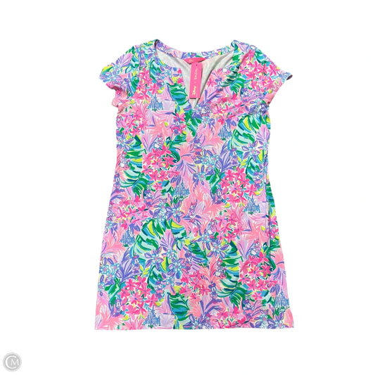 Dress Designer By Lilly Pulitzer In Pink & Purple, Size: Xl