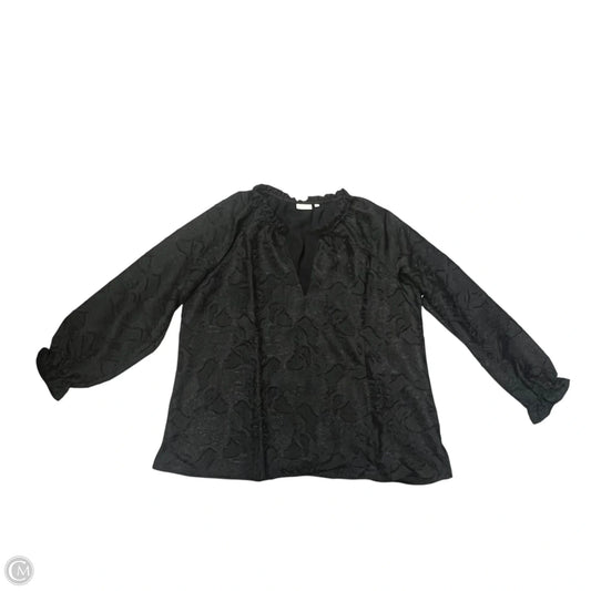 Top Long Sleeve By Spartina In Black, Size: Xl