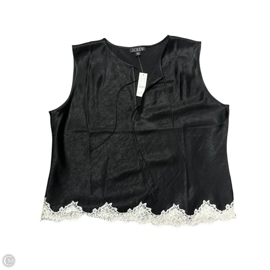 Top Sleeveless By J. Crew In Black, Size: Xl
