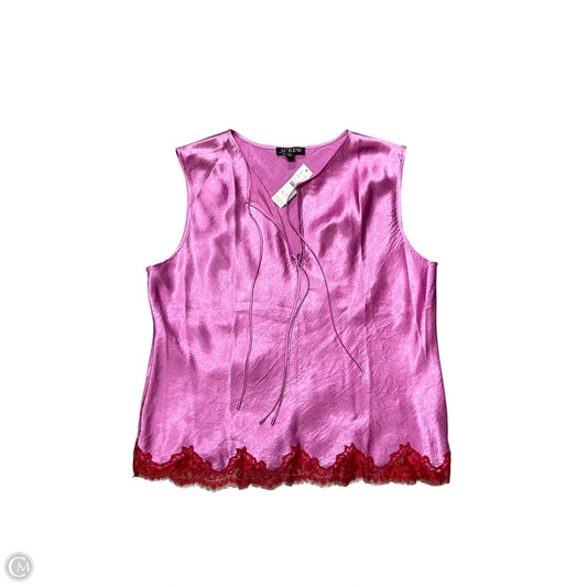 Top Sleeveless By J. Crew In Pink, Size: Xl