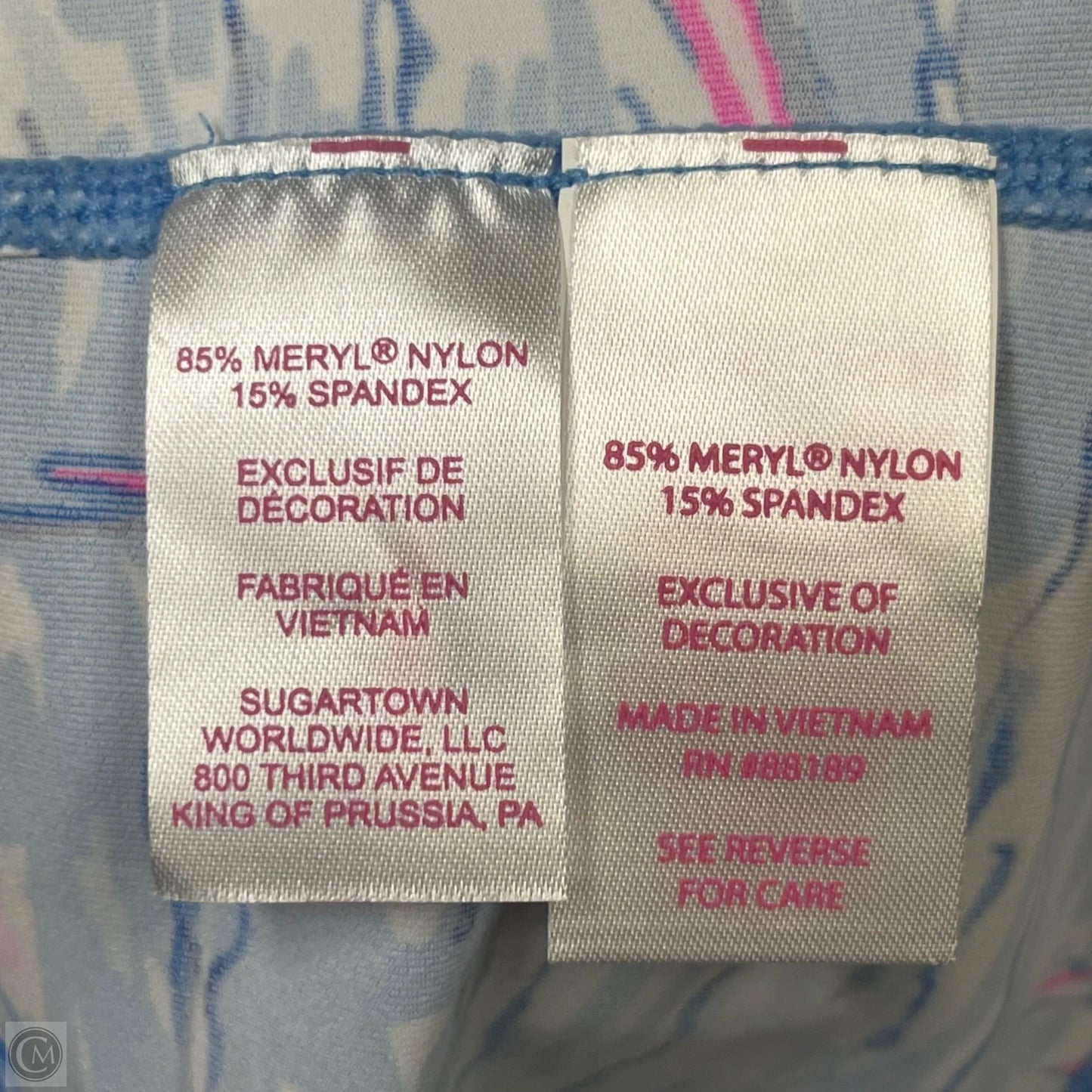 Top Sleeveless Designer By Lilly Pulitzer In Blue, Size: Xl