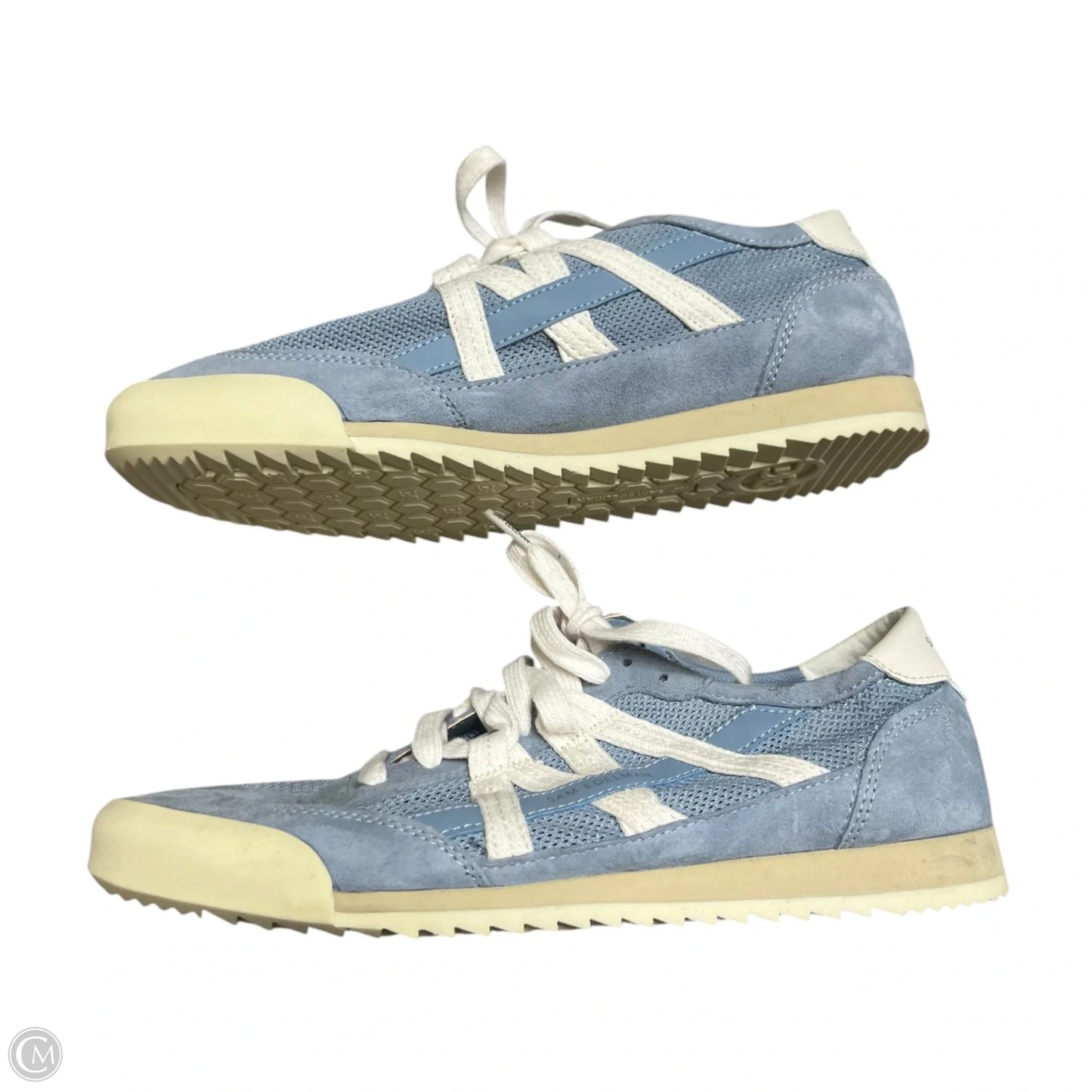 Shoes Sneakers By Sam Edelman In Blue & Cream, Size: 9