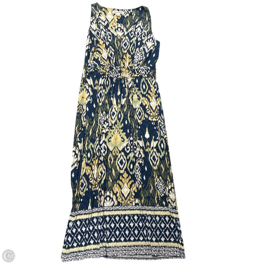 Dress Casual Maxi By Tommy Bahama In Blue & White, Size: M