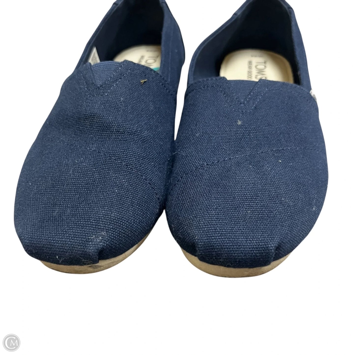 Shoes Flats By Toms In Navy, Size: 8