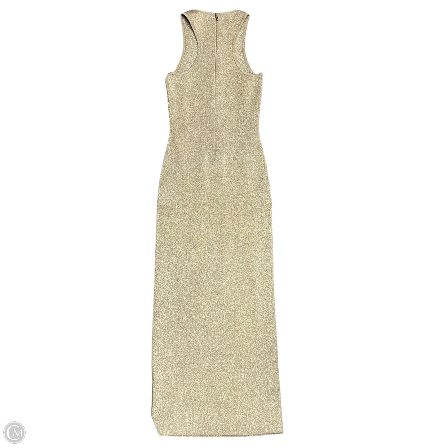 Dress Casual Midi By Michael By Michael Kors In Gold, Size: Xs