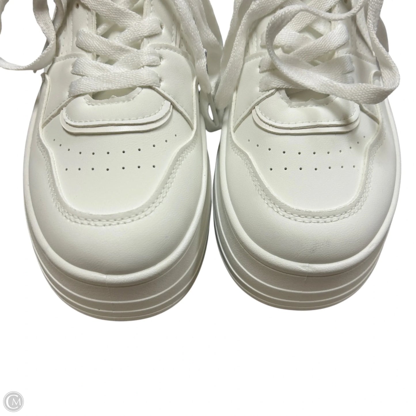 Shoes Sneakers Platform In White, Size: 7.5