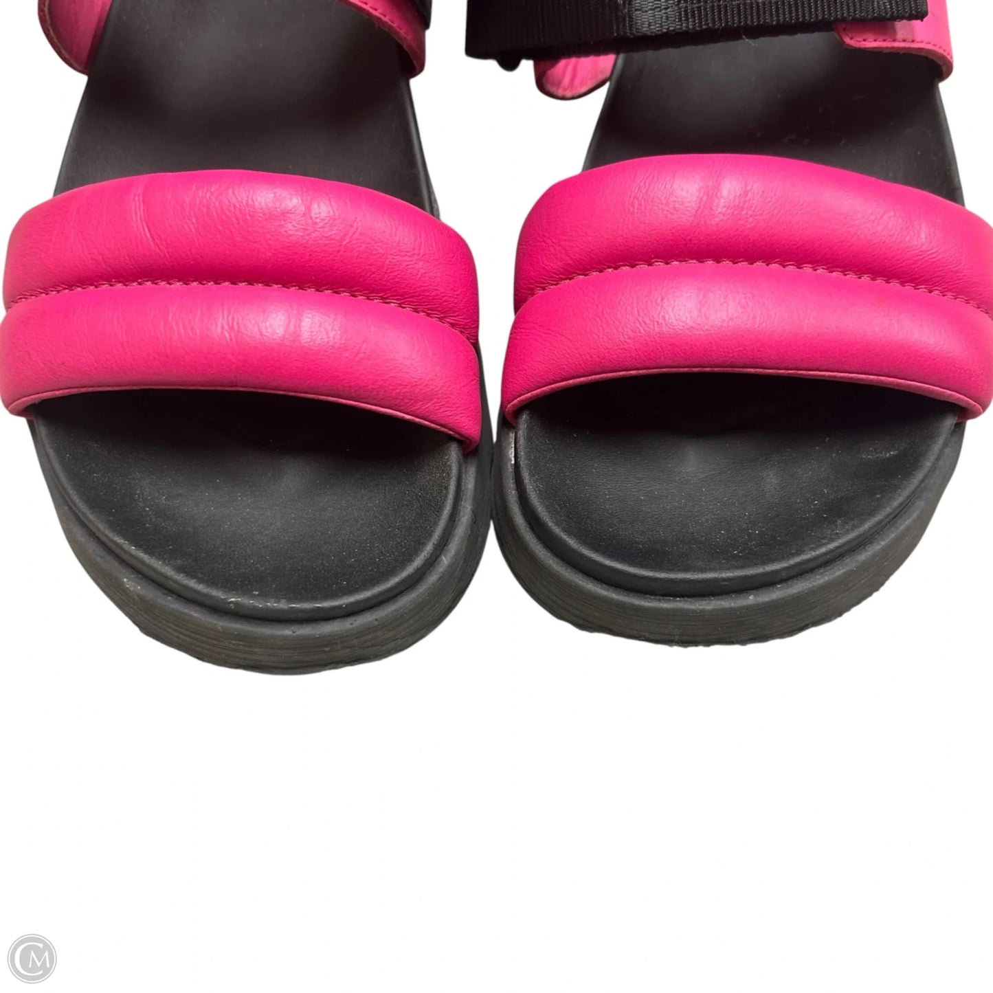 Sandals Sport By Sorel In Black & Pink, Size: 7