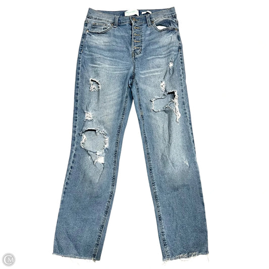 Jeans Straight By Celebrity Pink In Blue Denim, Size: 6