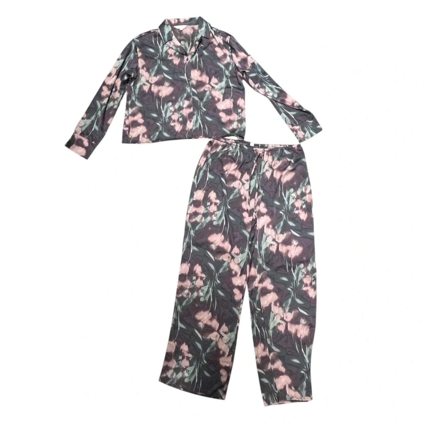 Pajamas 2pc By Danskin In Green & Purple, Size: M
