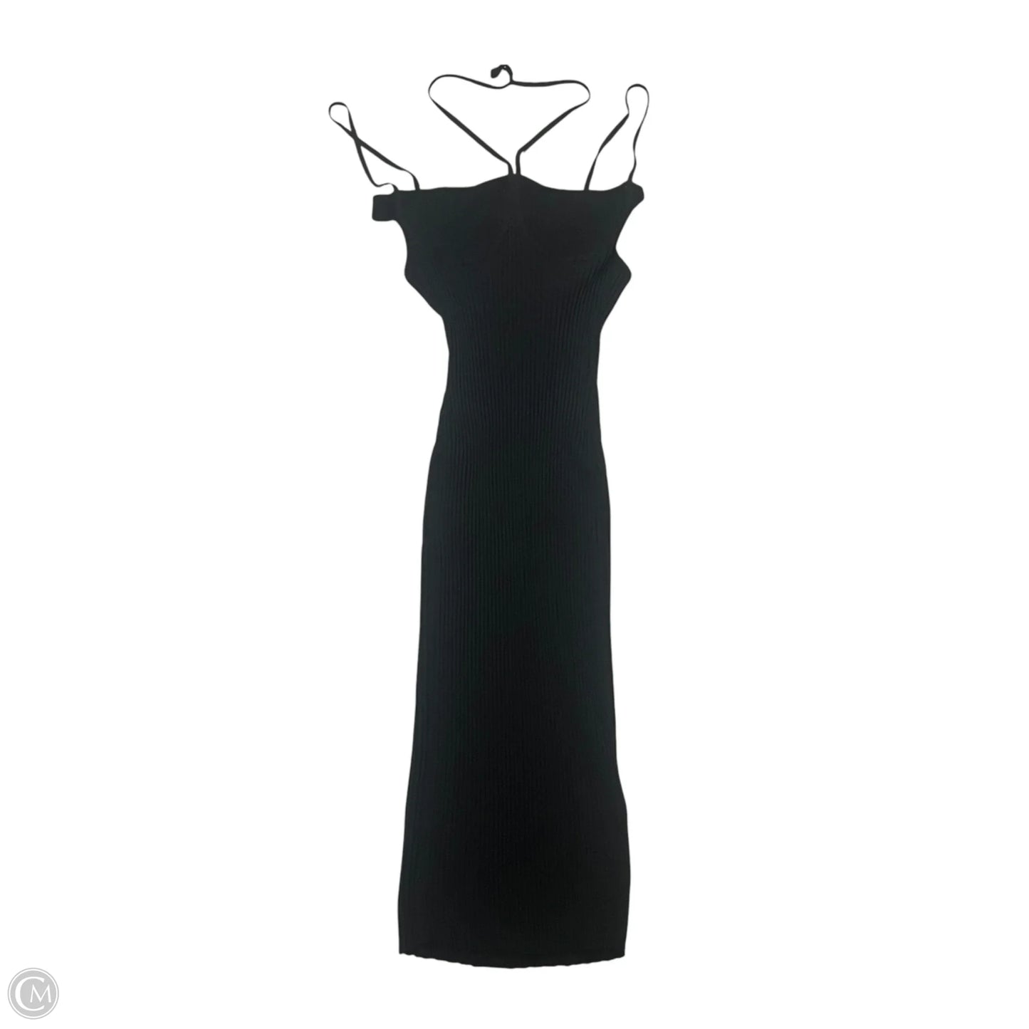 Dress Party Midi By Andreadamo In Black, Size: L