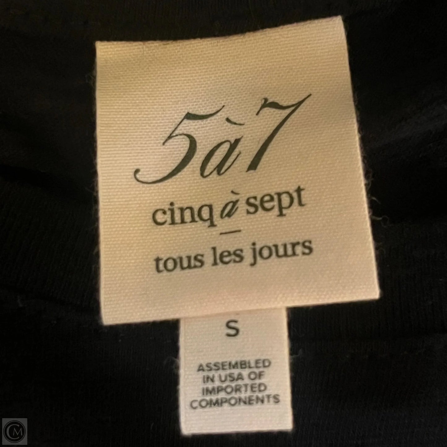 Dress Casual Midi By Cinc A Sept In Black, Size: S