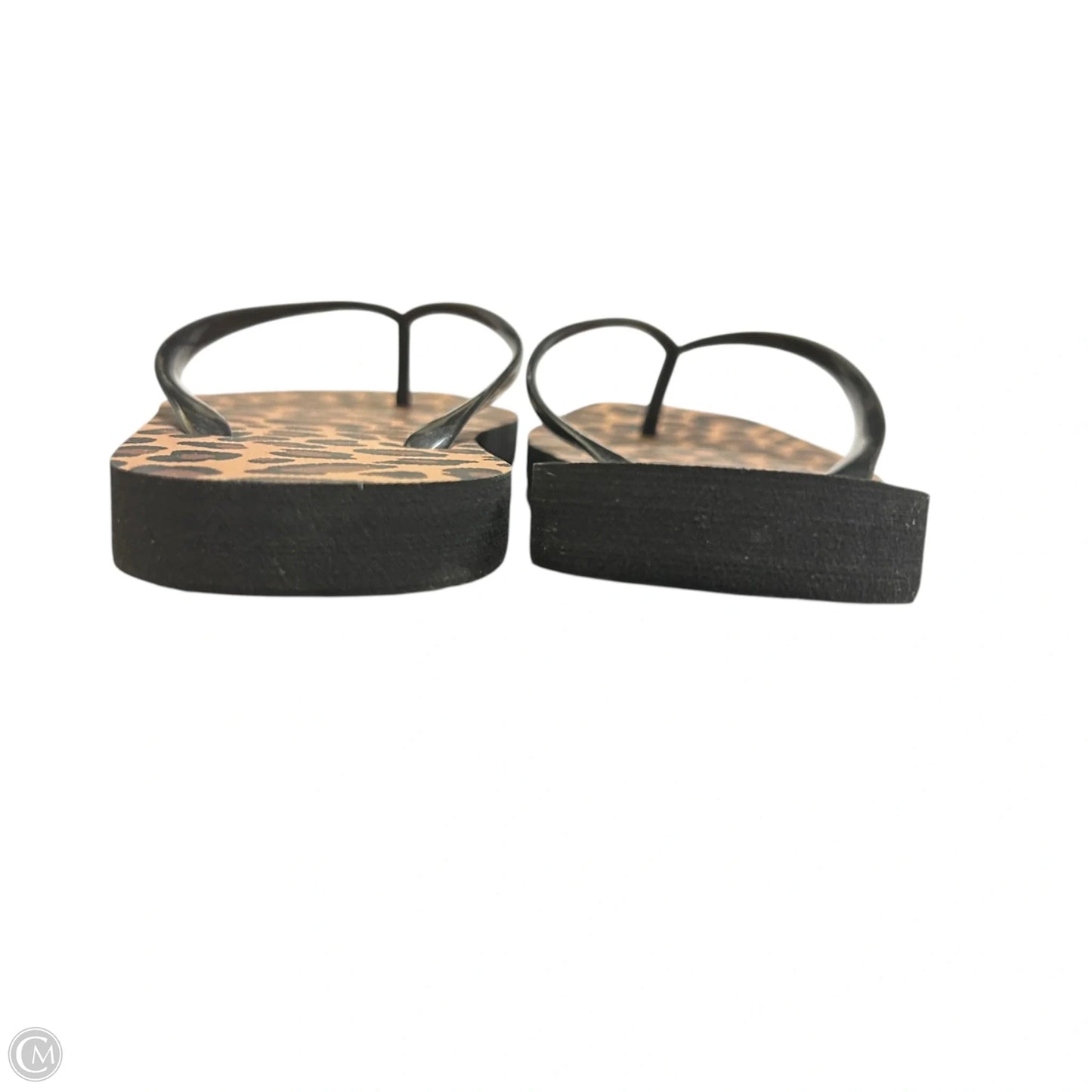 Sandals Flip Flops By Shade & Shore In Animal Print, Size: 6