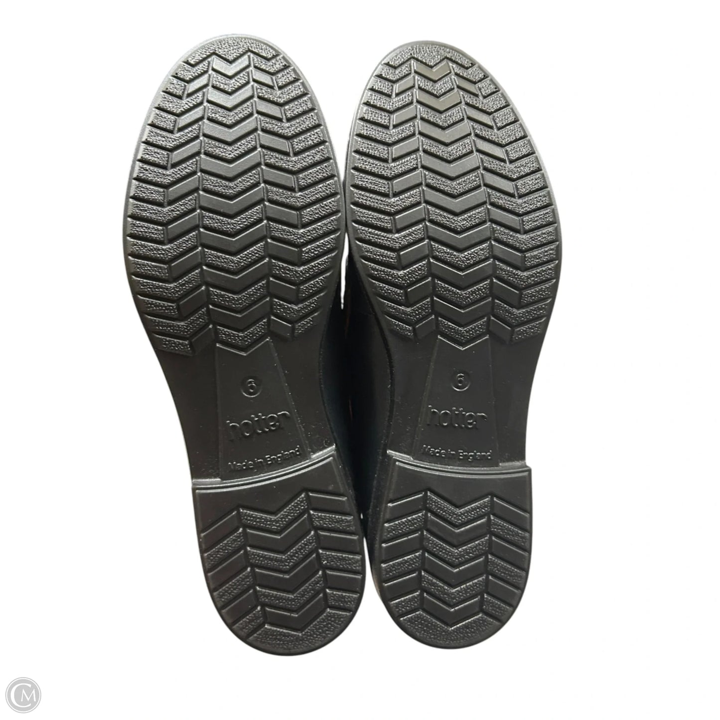 Shoes Flats By Hotter In Black & Brown, Size: 8