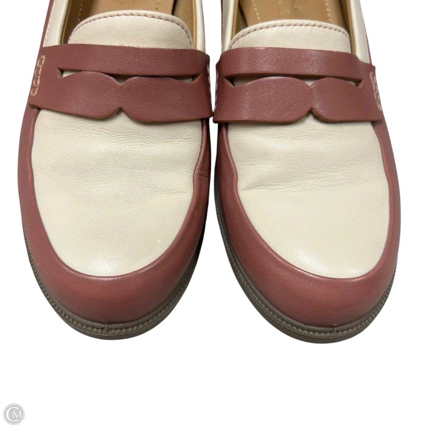 Shoes Flats By Hotter In Pink & White, Size: 8