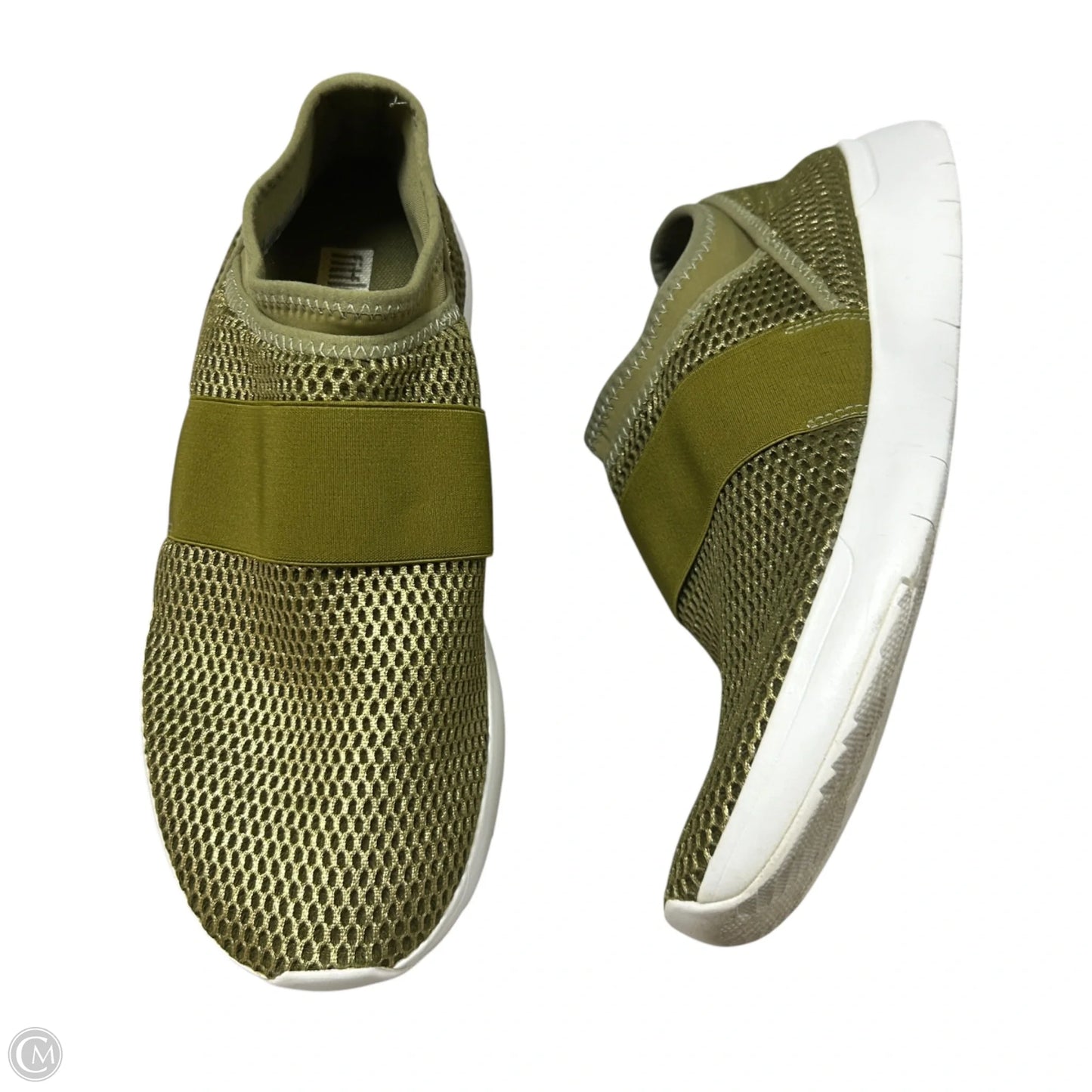 Shoes Sneakers By Fitflop In Green, Size: 8