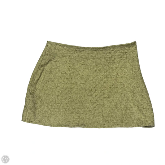Skirt Mini & Short By Cmc In Green, Size: M