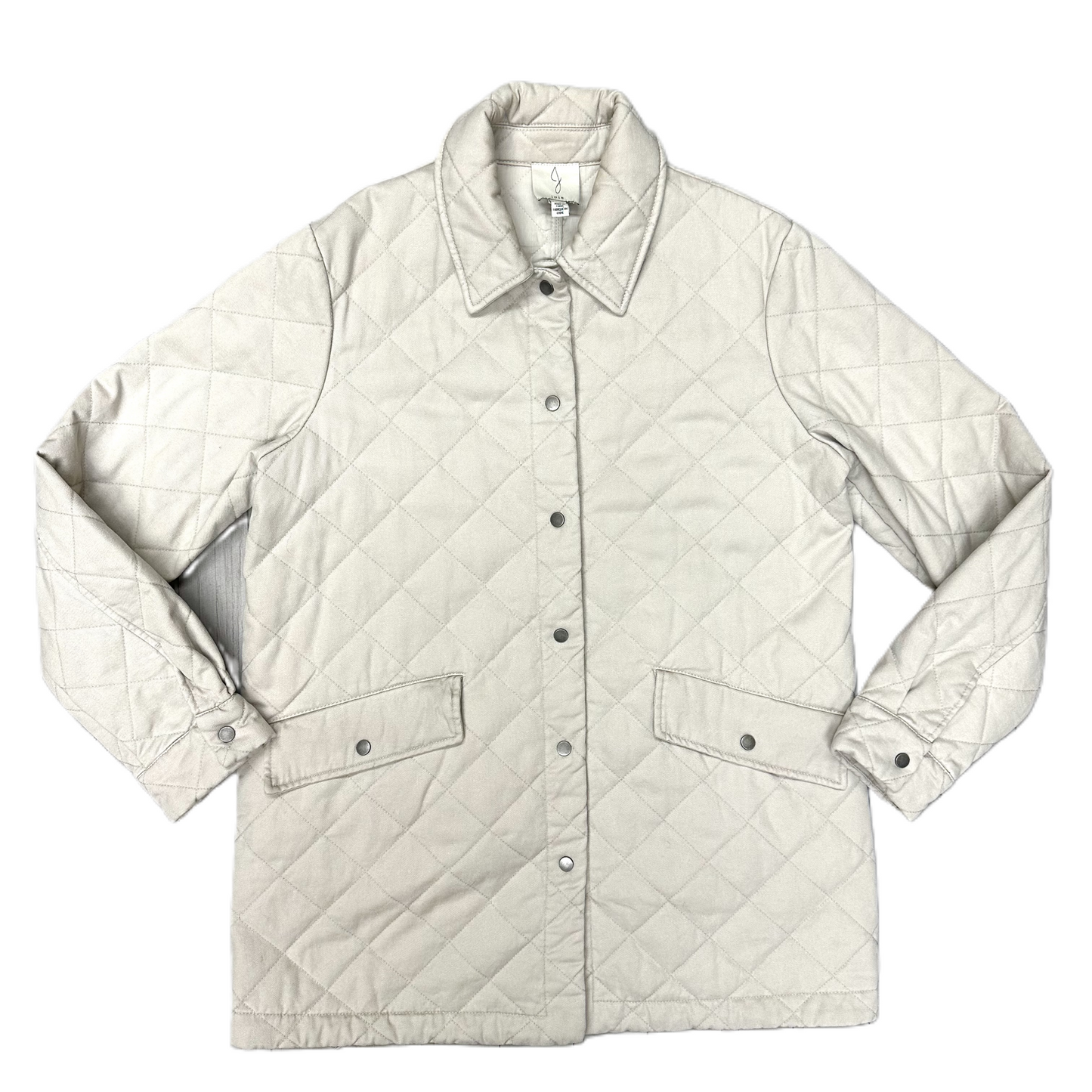 Jacket Puffer & Quilted By Joie In Grey, Size: M