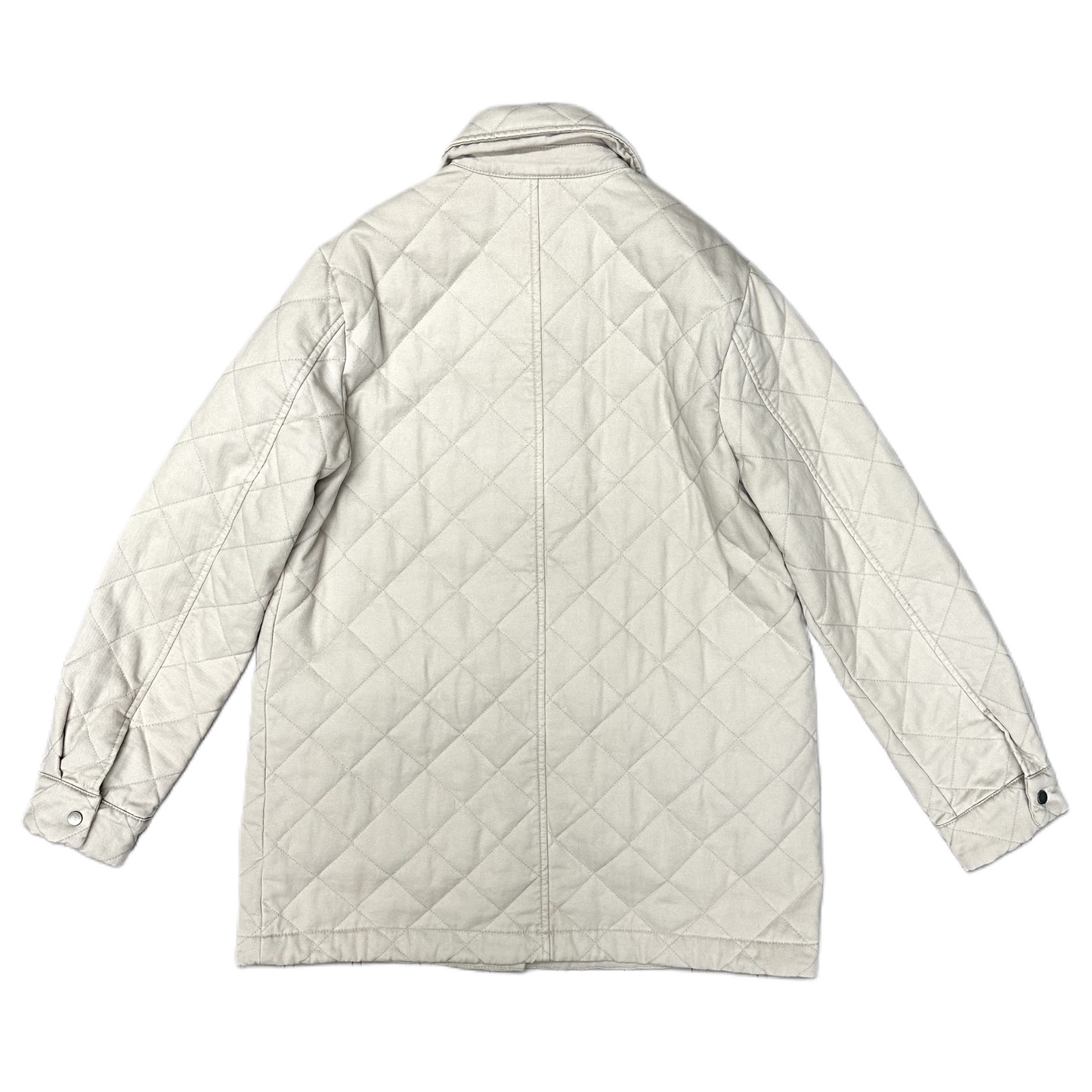 Jacket Puffer & Quilted By Joie In Grey, Size: M